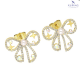 KOLCZYKI 14k POZŁACANE 20/22 MM AB CRYSTAL XUPING 75423