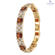 BRANSOLETKA POZŁACANA 18,5-16,5 CM 9 MM ROYAL LUXURY XUPING 75628