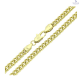 ŁAŃCUSZEK 14K POZŁACANY 45 CM 5 MM PANCERKA XUPING 75712