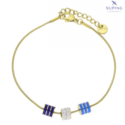 BRANSOLETKA POZŁACANA 17,5+3 CM S. STEEL TTM XUPING 76092