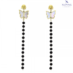 KOLCZYKI POZŁACANE 83/13 MM S. STEEL TTM XUPING 76140