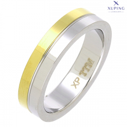 PIERŚCIONEK POZŁACANY 5 MM S. STEEL TTM XUPING 76167