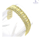 BRANSOLETKA 14K POZŁACANA 19 CM 17 MM LUXURY XUPING 76571