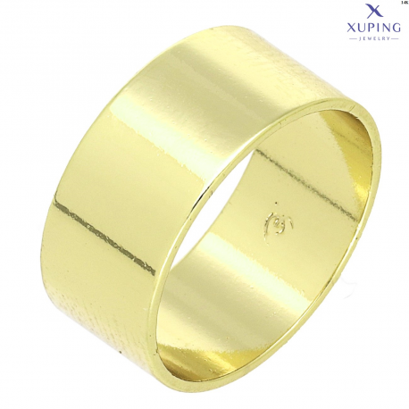 OBRĄCZKA 14K POZŁACANA 8 MM PŁASKA XUPING 76681
