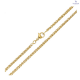 ŁAŃCUSZEK POZŁACANY 45 CM 12,3 MM KŁOS XUPING 76223