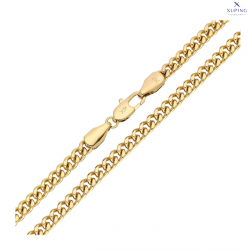 ŁAŃCUSZEK POZŁACANY 50 CM 4,2 MM PANCERKA XUPING 76211