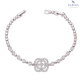 BRANSOLETKA PLATYNOWANA 19-17 CM 14 MM ELEGANCE XUPING 76328