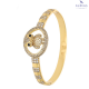BRANSOLETKA POZŁACANA 57/20 MM MĄDROŚCI BANGLE XUPING 76336