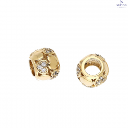 ZAWIESZKA POZŁACANA 10/8 MM SERDUSZKOWY CHARMS XUPING 76767