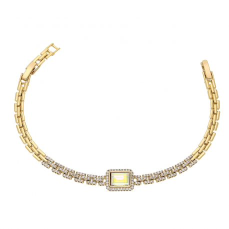 BRANSOLETKA POZŁACANA 19-17 CM 10 MM AB CRYSTAL XUPING 76812