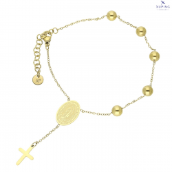 BRANSOLETKA POZŁACANA 19,5+3 CM S. STEEL TTM XUPING 77000