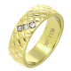 PIERŚCIONEK POZŁACANY 6 MM S. STEEL TTM XUPING 77339