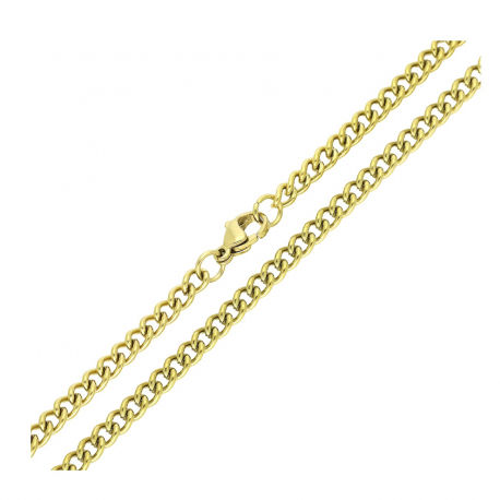 ŁAŃCUSZEK POZŁACANY 45 CM 3,7 MM S. STEEL TTM XUPING 77355