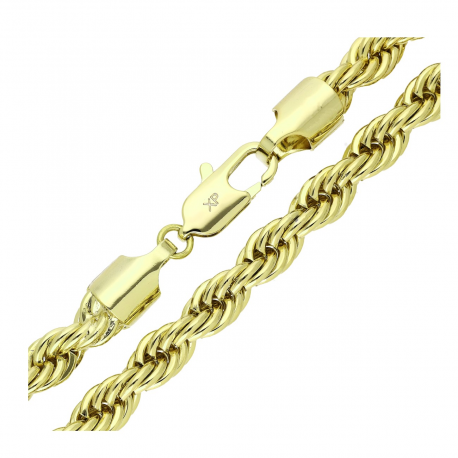 ŁAŃCUSZEK 14K POZŁACANY 50 CM 7,7 MM KORDEL XUPING 77501
