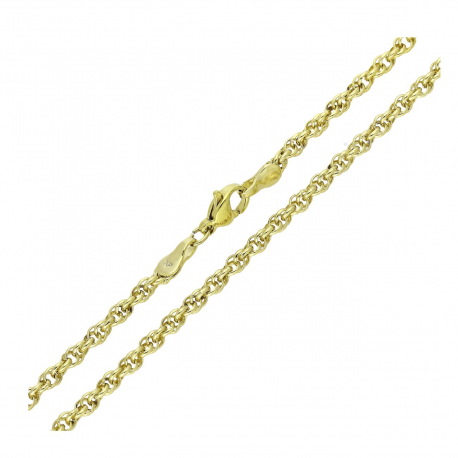 ŁAŃCUSZEK 14K POZŁACANY 45 CM 3 MM OZDOBNY XUPING 77504