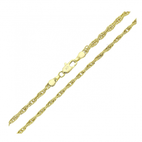ŁAŃCUSZEK 14K POZŁACANY 45 CM 2,3 MM KORDEL XUPING 77505