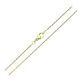 ŁAŃCUSZEK 14K POZŁACANY 45 CM 1,4 MM SINGAPURKA TWARDA XUPING 77506