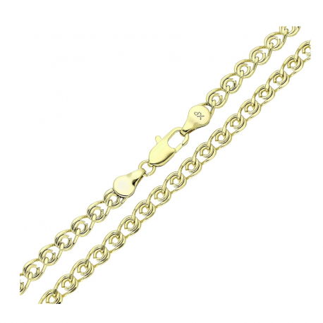 ŁAŃCUSZEK 14K POZŁACANY 55 CM 4,6 MM NONNA XUPING 77508