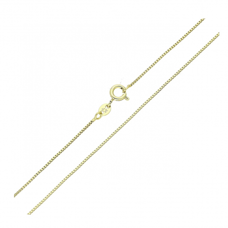 ŁAŃCUSZEK 14K POZŁACANY 45 CM 0,9 MM WENECJANA XUPING 77514
