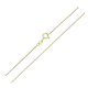ŁAŃCUSZEK 14K POZŁACANY 40 CM 0,9 MM WENECJANA XUPING 77515