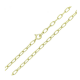 ŁAŃCUSZEK 14K POZŁACANY 45 CM 3,4 MM ANKIER XUPING 77535