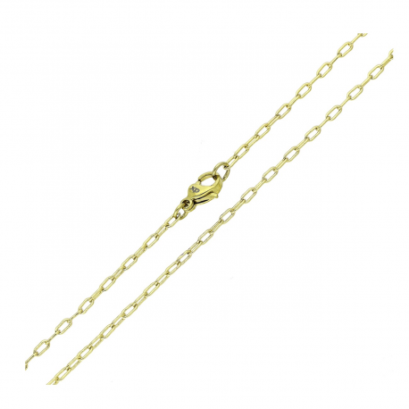 ŁAŃCUSZEK 14K POZŁACANY 45 CM 1,8 MM ANKIER XUPING 77536