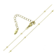 ŁAŃCUSZEK 14K POZŁACANY 45+5 CM 2 MM ANKIER ZŁOTE KULKI XUPING 77540