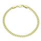 BRANSOLETKA 14K POZŁACANA 19 CM 4,2 MM PANCERKA XUPING 77564
