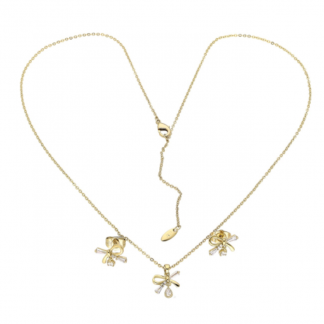 CELEBRYTKA POZŁACANA 46+5 CM Z KOLCZYKAMI 10/11 MM XUPING 77711