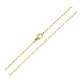 ŁAŃCUSZEK 14K POZŁACANY 45 CM 1,9 MM ANKIER XUPING 77906