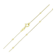 ŁAŃCUSZEK 14K POZŁACANY 45 CM 2,1 MM WENECJANA KULKI XUPING 77907