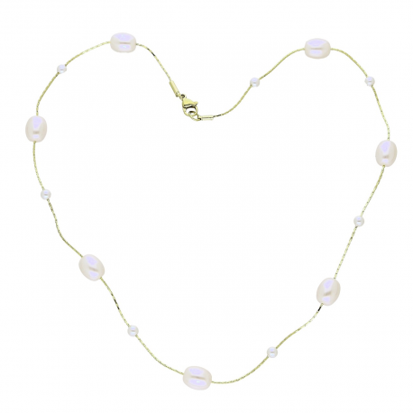 CELEBRYTKA 14K POZŁACANA 45,5 CM PEREŁKI XUPING 77912