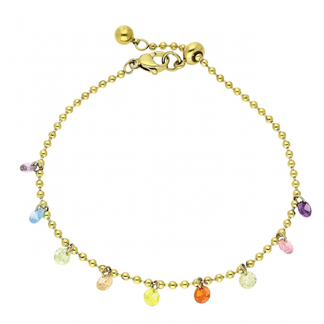 BRANSOLETKA POZŁACANA MAX 20 CM S. STEEL TTM XUPING 78388