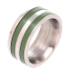 PIERŚCIONEK 9 MM OBROTOWY CERAMIC S. STEEL TTM XUPING 78425