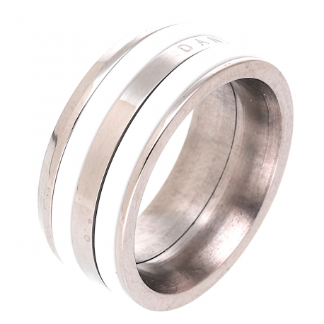 PIERŚCIONEK 9 MM OBROTOWY CERAMIC S. STEEL TTM XUPING 78428