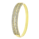BRANSOLETKA 14K POZŁACANA 60/11 MM LUXURY BANGLE XUPING 78446