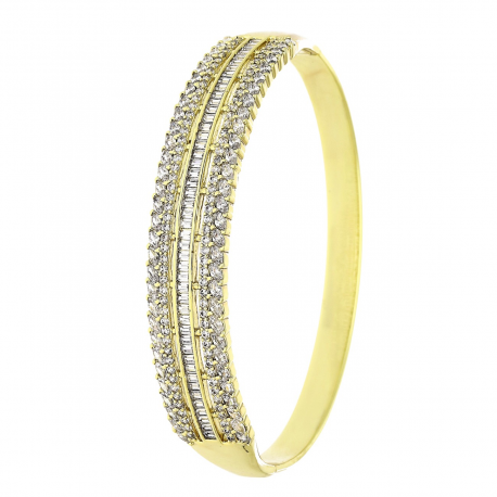 BRANSOLETKA 14K POZŁACANA 60/11 MM LUXURY BANGLE XUPING 78446