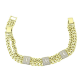 BRANSOLETKA 14K POZŁACANA 19-16,5 CM 11 MM LUXURY XUPING 78454