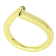 PIERŚCIONEK 14K POZŁACANY 6 MM BRYLANT I RADIANT XUPING 78495