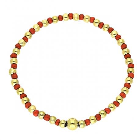 BRANSOLETKA POZŁACANA ELASTIC 6 MM S. STEEL TTM XUPING 78605