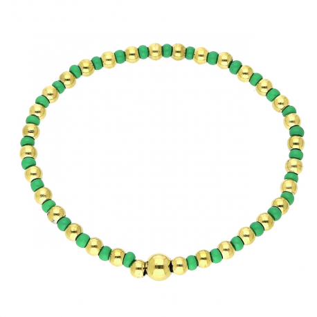 BRANSOLETKA POZŁACANA ELASTIC 6 MM S. STEEL TTM XUPING 78611