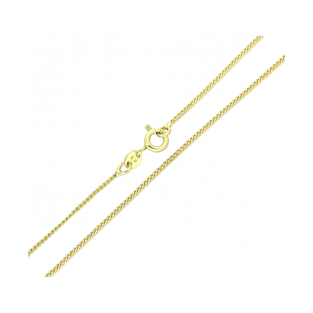 14K ŁAŃCUSZEK POZŁACANY 45 CM 1,4 MM PANCERECZKA XUPING 78838