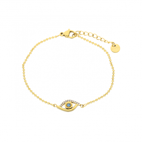 BRANSOLETKA POZŁACANA 17+3 CM S. STEEL TTM XUPING 78940