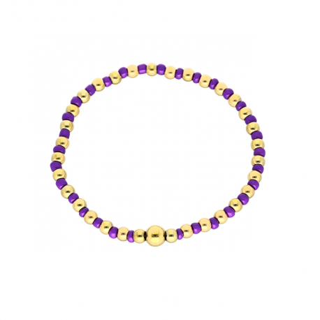 BRANSOLETKA POZŁACANA ELASTIC 6 MM S. STEEL TTM XUPING 78949