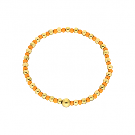 BRANSOLETKA POZŁACANA ELASTIC 6 MM S. STEEL TTM XUPING 78956