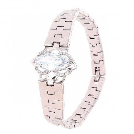 BRANSOLETKA PLATYNOWANA 19 CM 26 MM LUXURY XUPING 79045