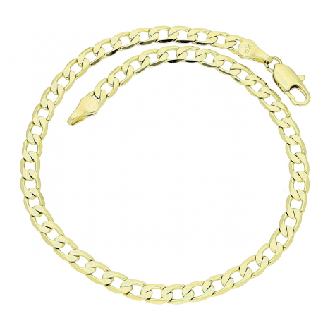 14K BRANSOLETKA POZŁACANA NA KOSTKĘ NOGI 25 CM 4,3 MM XUPING 79202