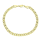 14K BRANSOLETKA POZŁACANA 20 CM 5 MM PANCERKA XUPING 79204