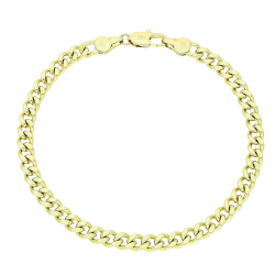 14K BRANSOLETKA POZŁACANA 20 CM 5 MM PANCERKA XUPING 79206