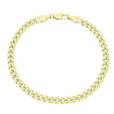 14K BRANSOLETKA POZŁACANA 20 CM 5 MM PANCERKA XUPING 79206